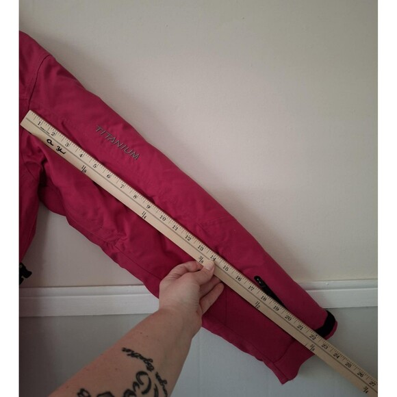 Columbia Titanium Womens Jacket Medium Ski Outdoor Winter Pink Omni Heat - Picture 4 of 7